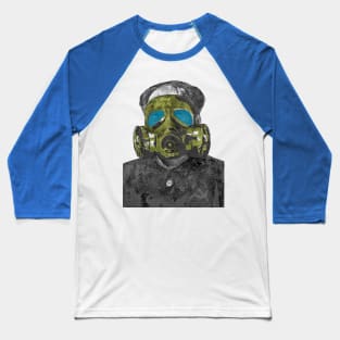 Mao ZheDong with Gas Mask Baseball T-Shirt